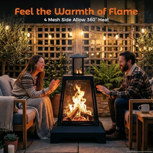BALI OUTDOORS 28 inch Fire Pit Outdoor