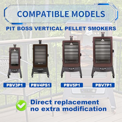 WiFi Control Board Replacement for Pit Boss Vertical Smoker 3/4/5/7 Series | Digital Thermostat Panel for PBV3P1/PBV4PS1/PBV5P1 Series Vertical Smoker