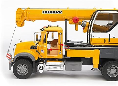 Bruder 02818 Mack Granite Liebherr Crane Truck