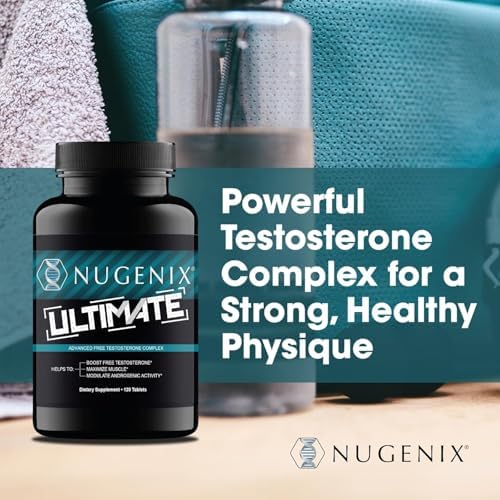 Nugenix Ultimate, Testosterone Booster, 120 tablets | Maximize Muscle, Increase Drive, Modulate Androgenic Activity