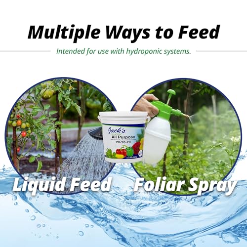 Jack's Classic 20-20-20 All Purpose Water-Soluble Fertilizer, 4lb