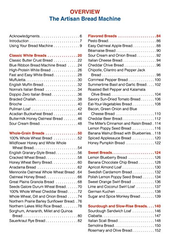 The Artisan Bread Machine: 250 Recipes for Breads, Rolls, Flatbreads and Pizzas