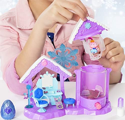 Hatchimals CollEGGtibles, Glitter Salon Playset with 2 Exclusive, for Kids Aged 5 and Up