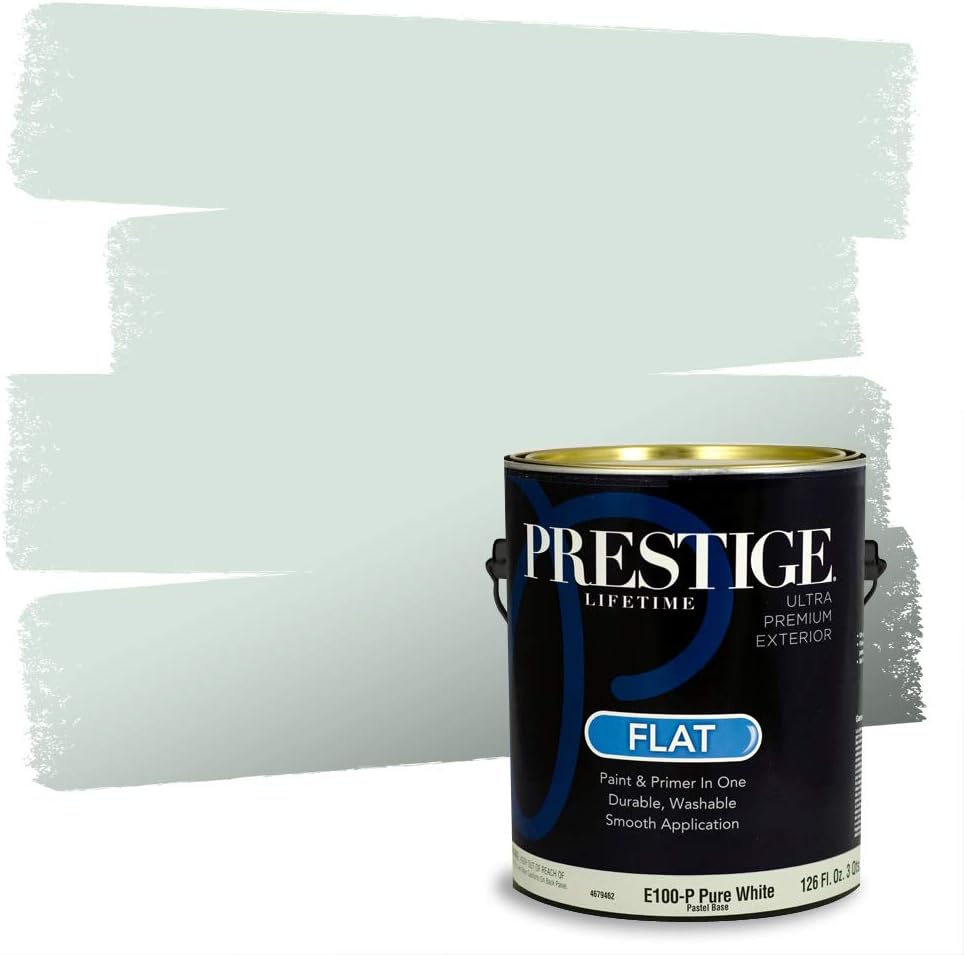 PRESTIGE Paints Exterior Paint and Primer In One, 1-Gallon, Semi-Gloss, Comparable Match of Sherwin Williams* Shamrock*