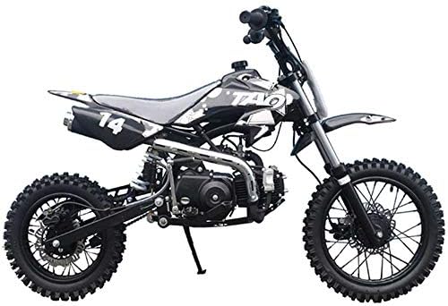 X-Pro 110cc Dirt Bike Pit Kids Pitbike 110 with Gloves, Goggle and Handgrip (Black)