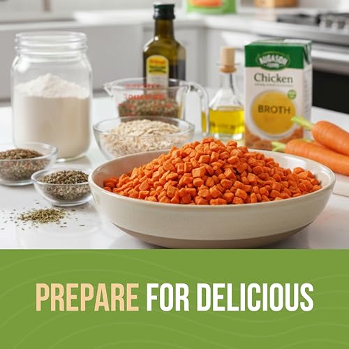 Augason Farms Dehydrated Diced Carrots Can | Emergency Food Supply, 216 Servings, 25 Year Shelf Life, Great for Cooking, Baking, and Snacks, Dehydrated Meals