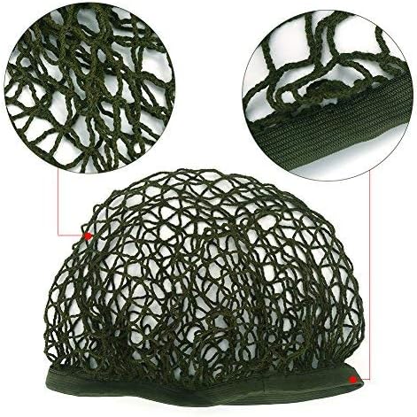 Acogedor Army Green Nylon Helmet Net Cover for M1 M35 M88