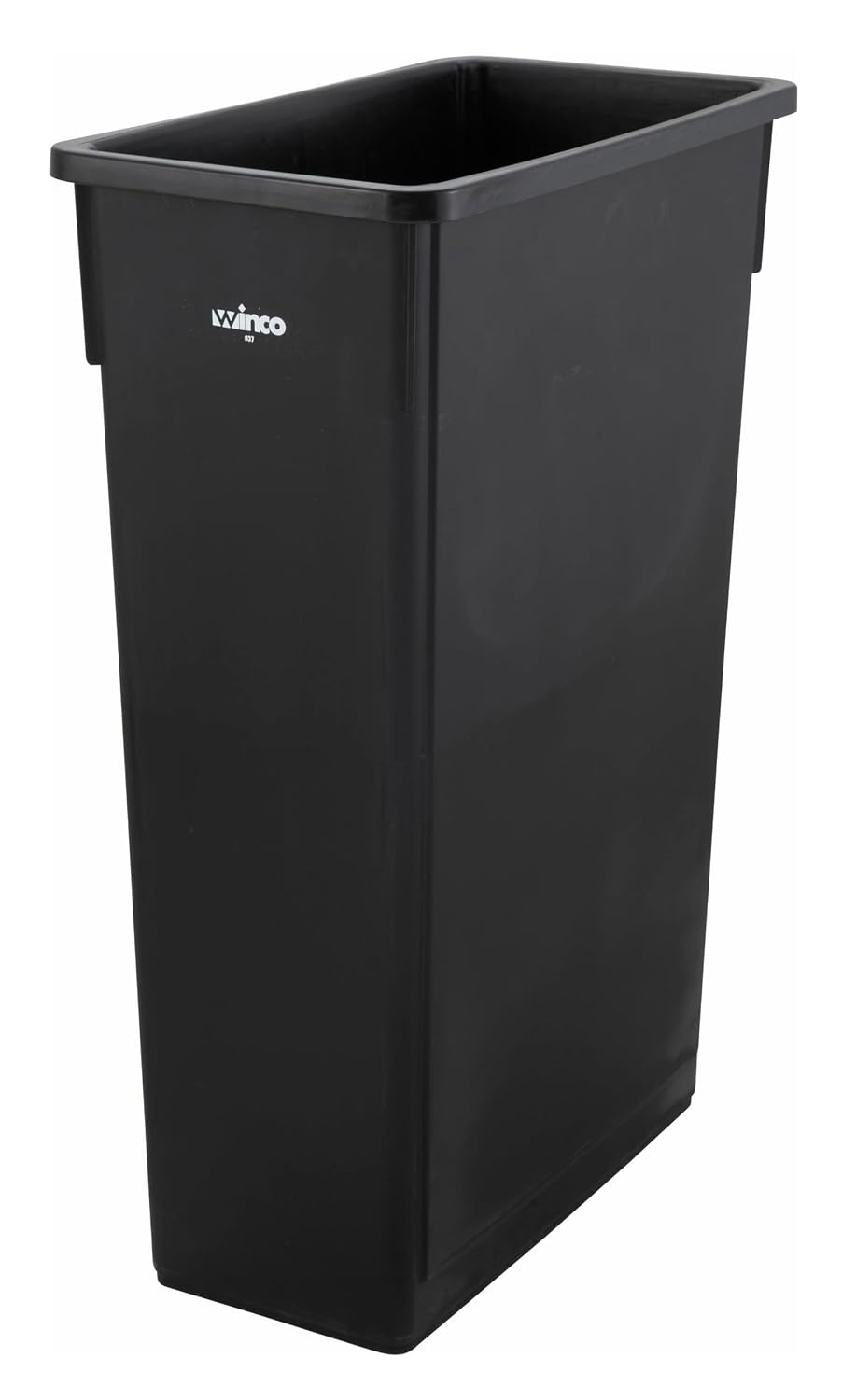 Winco Slender Trash Can, 23-Gallon, Brown | Great for Kitchens, Dining Areas and Back-of-house Cleanup