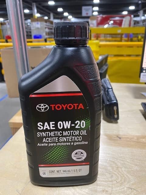 TOYOSPEED LLC FIT for Toyota Synthetic Motor Oil SAE 0W-20 Set 5 quarts