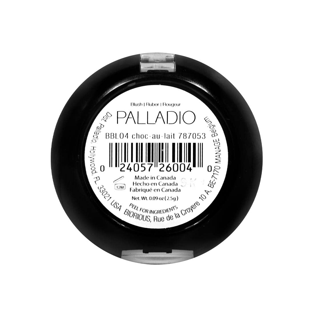 Palladio Baked Blush, Highly Pigmented Shimmery Formula, Easy to Blend and Highly Buildable, Apply Dry for a Natural Glow or Wet for a Dramatic Luminous Look, Long Lasting for All day Wear, Berry