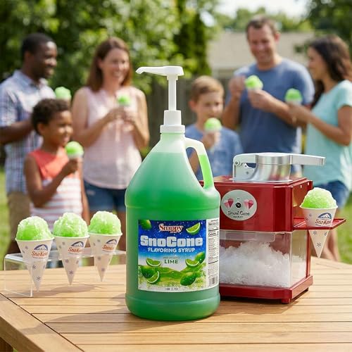 Snappy Root Beer Sno Cone Syrup, 1 Gallon (128 oz), Ready to Use for Snow Cone Machines and Shaved Ice