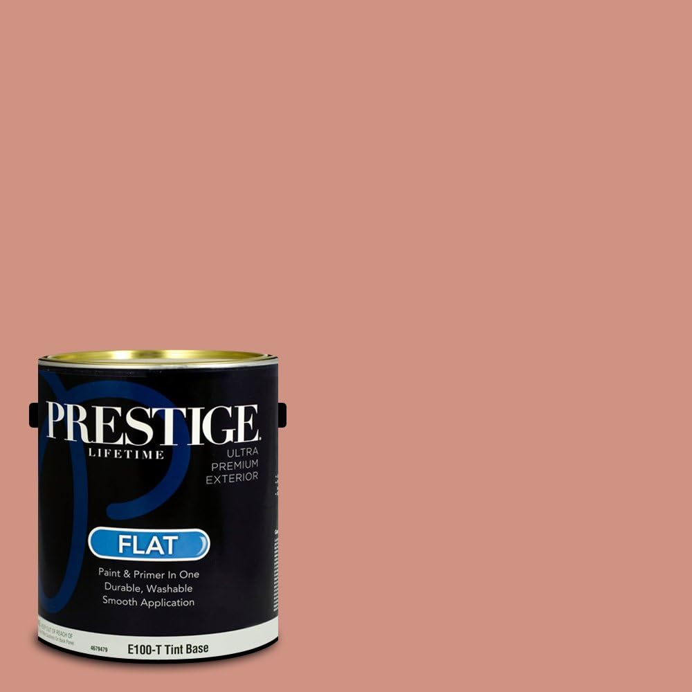 PRESTIGE Paints Exterior Paint and Primer In One, 1-Gallon, Satin, Comparable Match of Sherwin Williams* Grandeur Plum*