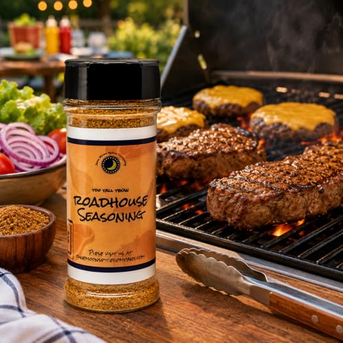 Premium | Roadhouse Steak Seasoning | Grilling & BBQ | 5.5 oz | Bold roadhouse-style blend for steaks, brisket, burgers, ribs, chicken, pork
