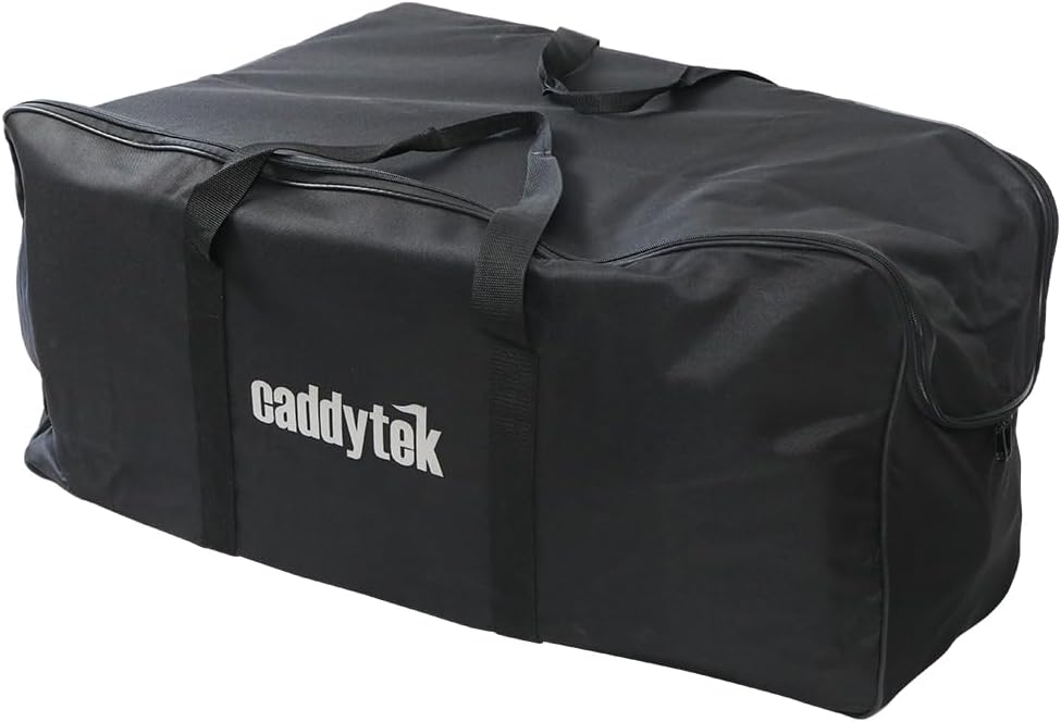 CaddyTek Golf Cart Carry Bag – Foldable Travel Case for Push Carts,Fits 3 Wheels and 4 Wheels