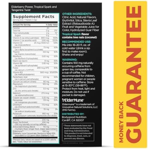 Pureboost Sugar-Free Immune Clean Energy Booster Drink Mix, Combo Pack 30ct