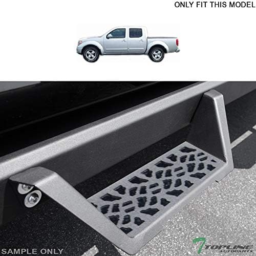 Matte Black Modular Drop Step Side Nerf Bars Rail Running Boards Compatible with 05-21 Frontier / 09-12 Suzuki Equator Crew Cab