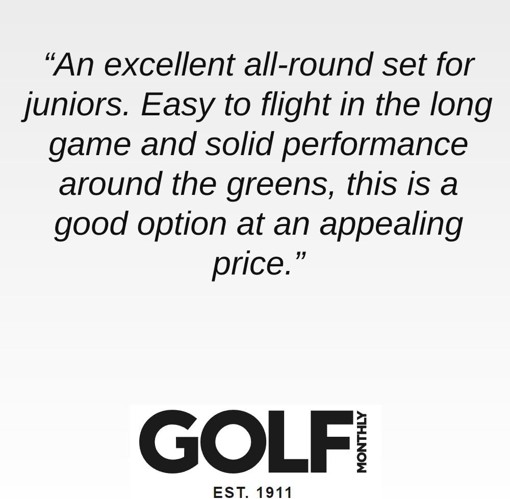Ram Golf Junior G-Force Boys Right Hand Golf Clubs Set with Bag