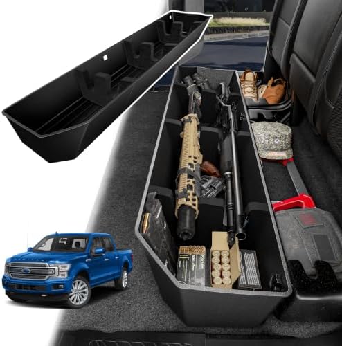 Under Seat Storage Box for F-150 Crew Cab & Super Duty 2015-2026 | Foam-cut for long gear. Hidden. Waterproof. No-drill. ULTRUCKMAN — Built for the Haul.