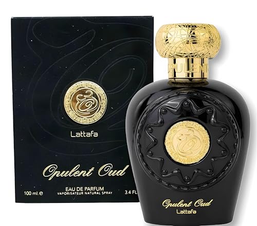 Lattafa Opulent Oud for Unisex Eau de Parfum Spray, 3.4 Ounce