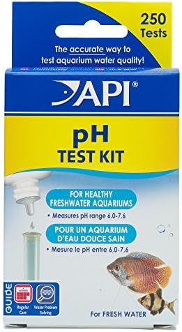 API PH TEST KIT 250-Test Freshwater Aquarium Water pH Test Kit, 4 Piece Set