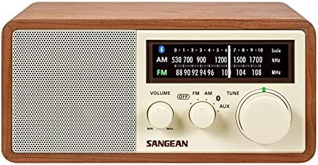 Sangean WR-16 AM/FM Bluetooth Wooden Cabinet Radio