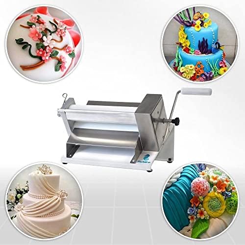 Manual Dough Sheeter Machine - Sfogliafacile Manual Pasta Maker for Icing, Marzipan