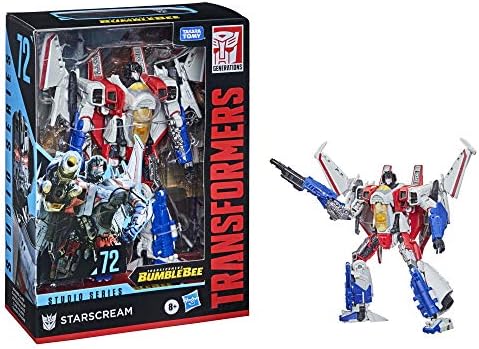 Transformers Toys Studio Series 72 Voyager Class Bumblebee Starscream Action Figure - Ages 8 and Up, 6.5-inch