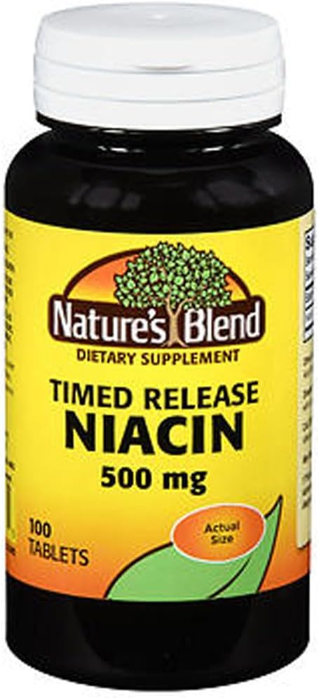 Nature's Blend Niacin Timed Release 250 mg 250 mg 100 Tabs