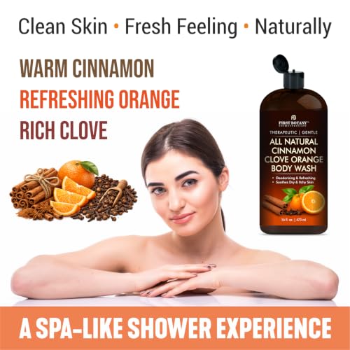 Tea Tree Eucalyptus Body Wash & Skin Cleanser for Women & Men, 16 Fl Oz