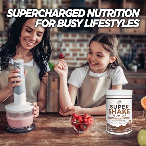 Country Farms All-in-One Super Shake Meal Replacement 15g Plant Protein Dietary Supplement with Superfoods, Vitamins, Probiotics and Prebiotics
