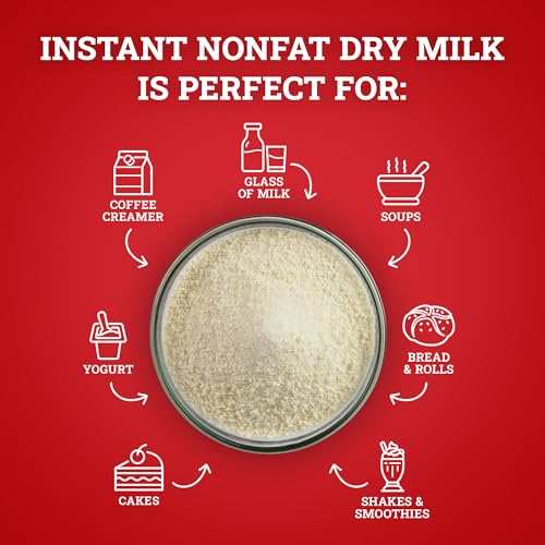 Hoosier Hill Farm Instant Nonfat Dry Milk Powder, 1LB (Pack of 1)