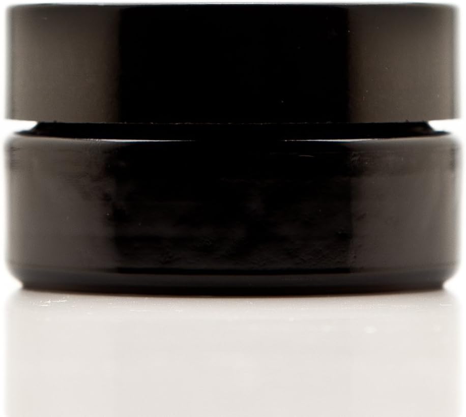 Infinity Jars 100 Ml (3.3 fl OZ) Glass Lotion Container with Lid, Refillable UV Cosmetic Jar for Creams, DIY, Travel, Body Butter | Small Wide Mouth Empty Lotion Jar, Airtight Cosmetic Container
