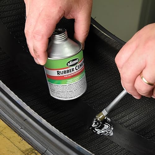 Slime 1022-A Tube Rubber Patch Kit, for Bikes and Other Inflatables, Contains, 5 Patches, Scuffer and Glue