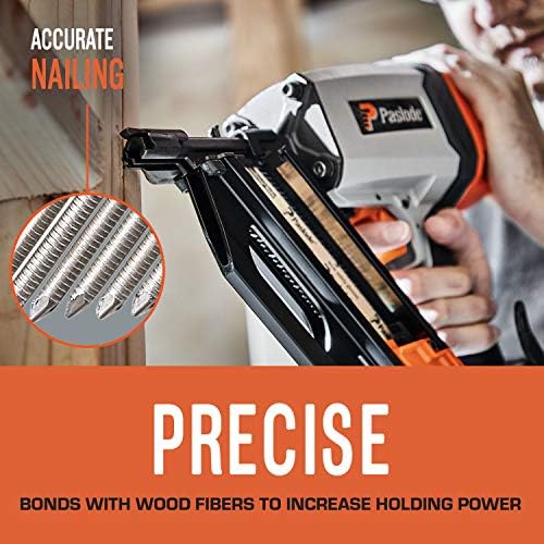 Paslode, Framing Nails, 650603, 30 Degree RounDrive Brite, 2 3/8 inch x.113 Gauge, Ring, 2,000 per Box
