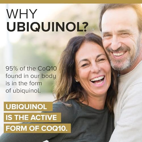 Qunol Ubiquinol 100mg, Powerful Antioxidant for Heart Health, 120 Softgels | #1 Cardiologist Recommended Supplement for Heart Health, Coenzyme Q10 Supplement to support Vascular Health & Cellular Energy