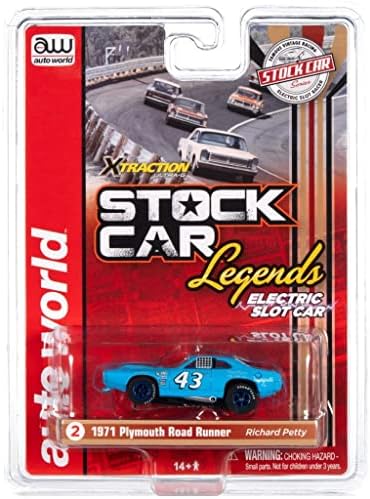 Auto World SC355-2 Xtraction R31 Plymouth Road Runner Southern Richard Petty HO Slot Car