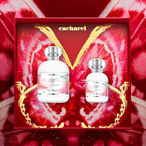 Cacharel Anais Anais, Eau de Toilette for Women, Floral, Green With Notes of White Lily & Musk. A Classic, Romantic, and Timeless Everyday Perfume Spray
