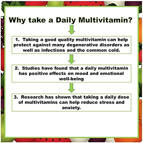 120 Multivitamin Fruit and Vegetable Liquid Capsules, Loaded Multivitamins, Supplements, Multiple Vitamin has Many Antioxidants