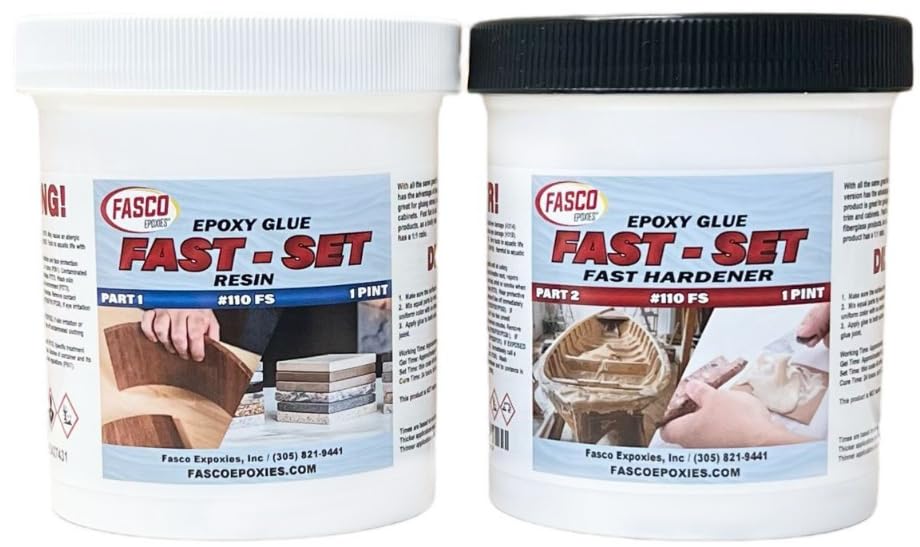Epoxy Glue - Fast Set - Quart Kit