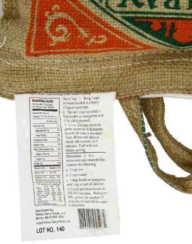 Bombay Basmati Brown Rice, 10-pounds Sack