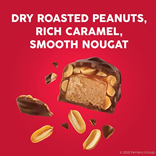Baby Ruth, Chocolatey, Peanut, Caramel, Nougat, Full Size Individually Wrapped Candy Bars, 1.9 oz each, Bulk 24 Pack