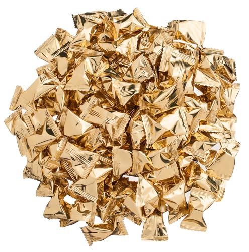 Candy Envy - Gold Foil Wrapped Buttermints - 13 oz. Bag - 100 Individually Wrapped Candy Mints