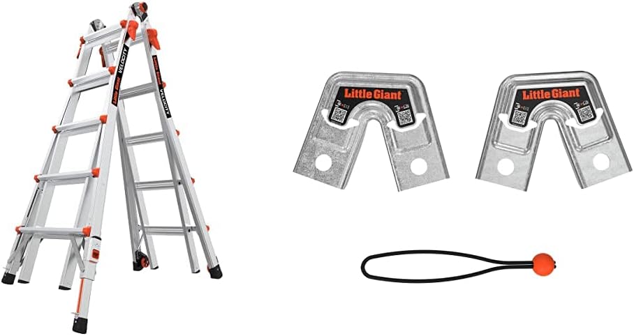 Little Giant Velocity, Aluminum Ladder, 14 ft Reach, 15413-001 | Telescoping Multi-Position Ladder with Extension, A-Frame, 90-Degree & Trestle Modes, 300 lbs. Rating