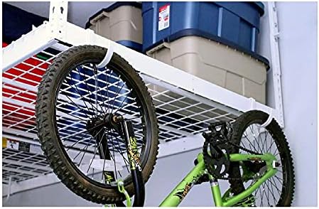 SafeRacks Heavy Duty White Steel Garage Accessory Hook Package