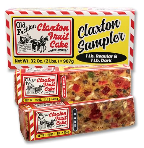Claxton Fruit Cake Sampler – 2-1 Lb Loaves