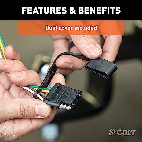 Curt T-Connector Custom Wiring Harness 56335 for Ford Escape