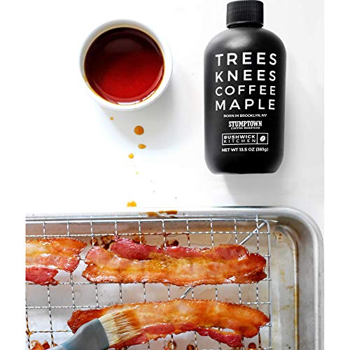 Trees Knees Spicy Maple Syrup, 11.5oz Grade A Organic Maple Syrup | Grade A Organic Maple Syrup - Habanero Infused - Made in the USA - Chicken, Bacon, Waffles & Breakfast Sandwiches