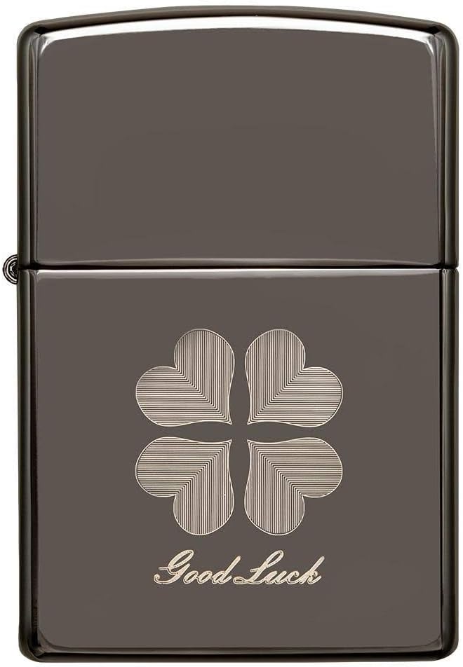 Zippo Clover Design Pocket Lighter, High Polish Chrome, One Size (ZO24699)