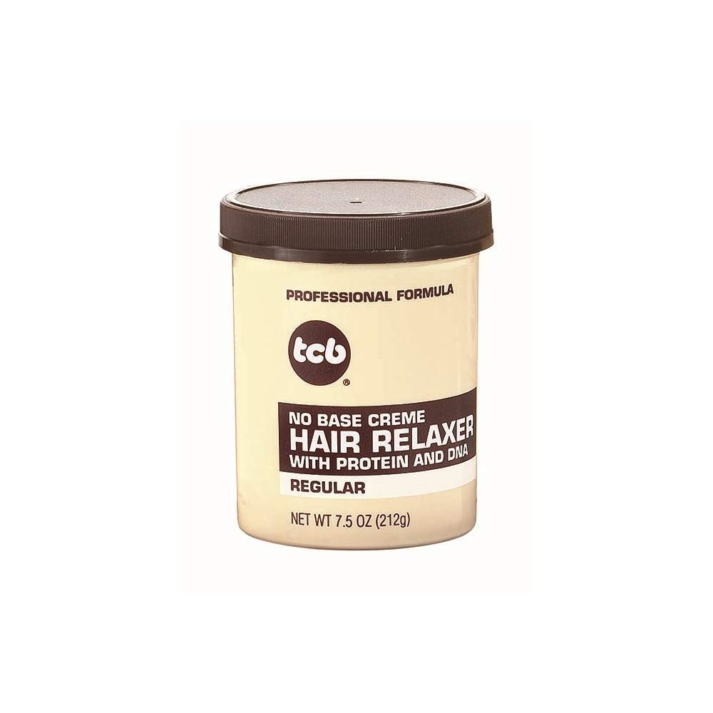 TCB No Base Creme Hair Relaxer Regular 7.5oz