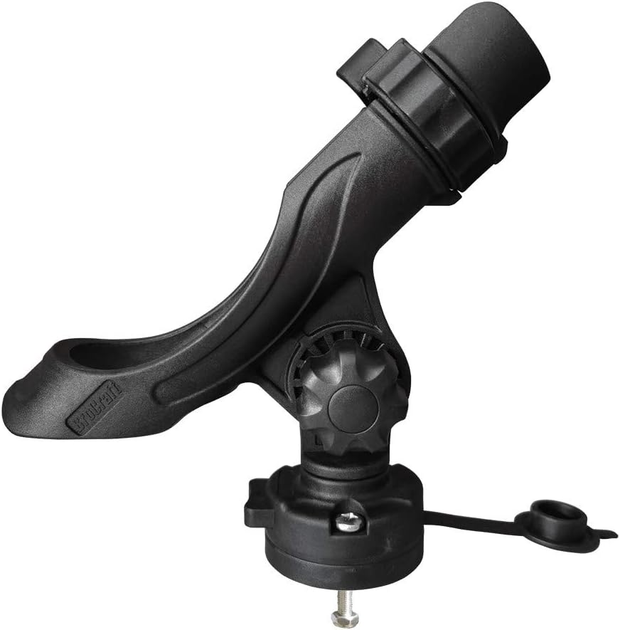 Brocraft Kayak/Boat Power Lock Rod Holder/Power Lock Rod Holder with EasyLock Flush Deck Mount